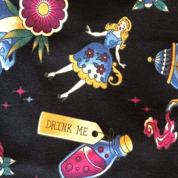 Dangerfield Alice in Wonderland Skirt. Cotton lining + tulle. Size- 6 - Picture 3 of 10